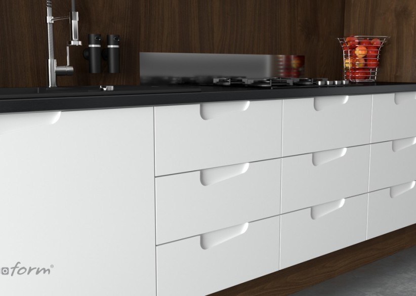 Białe fronty meblowe